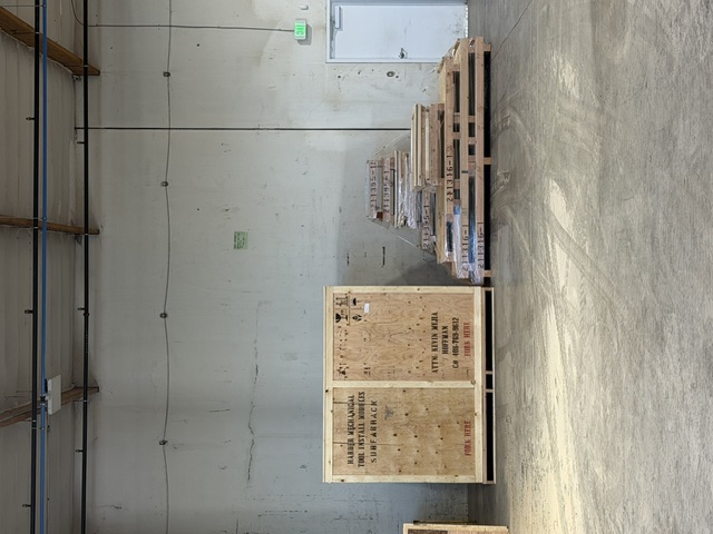 Custom-labeled crate — tool install modules