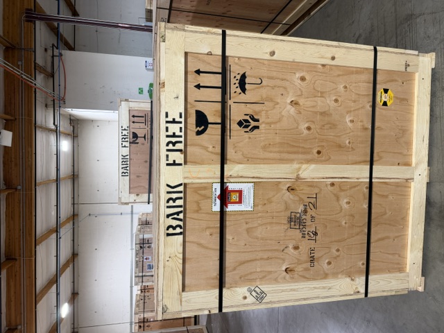 Multi-crate export shipment — crate 12 of 21
